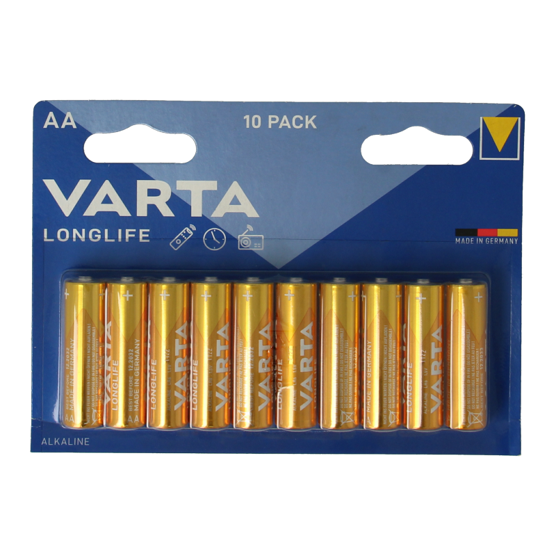 Varta Batterij AA micro 10 Stuks