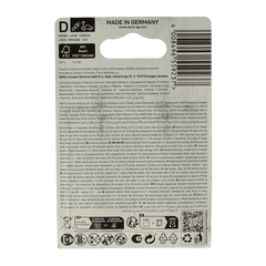 Varta Batterij mono d 2 Stuks