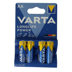 Varta Batterij AA high energy 4 Stuks