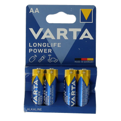 Varta Batterij AA high energy 4 Stuks