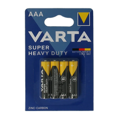 Varta Batterij AAA superlife 4 Stuks