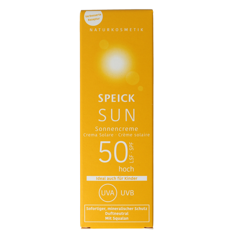 Speick Sun zonnecreme factor 50 bio 60 Milliliter