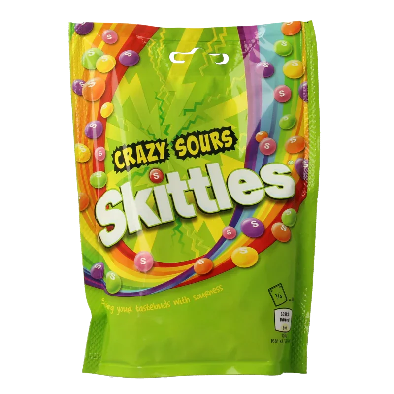 Skittles Crazy sours 152 Gram
