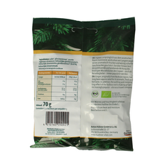Hubner Gember bonbons bio 70.00 Gram