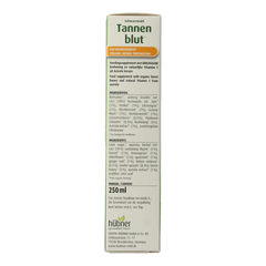 Hubner Tannenblut kruidensiroop bio 250.00 Milliliter