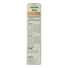 Hubner Tannenblut kruidensiroop bio 250 Milliliter