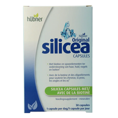 Hubner Original silicea capsules met biotine 30 Capsules