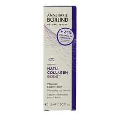 Borlind Natu collagen boost plum lip serum 15 Milliliter