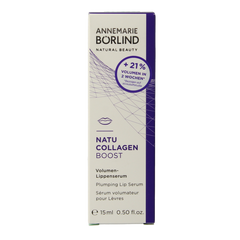 Borlind Natu collagen boost plum lip serum 15 Milliliter