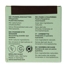 Borlind Eyeshadow powder mocha 1.00 Stuks