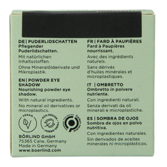 Borlind Eyeshadow powder matt graphite 1.00 Stuks