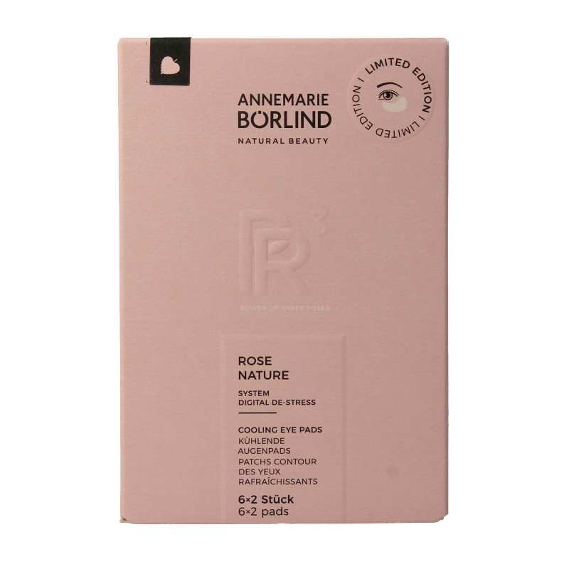 Borlind Rose nature eye pads 6 x 2 stuks 12 Stuks