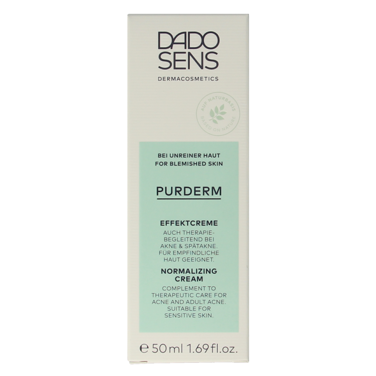 Dado Sens Purderm normalizing cream bio 50.00 Milliliter