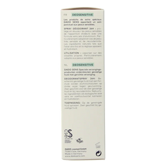 Dado Sens Deosensitive deodorant spray bio 75 Milliliter