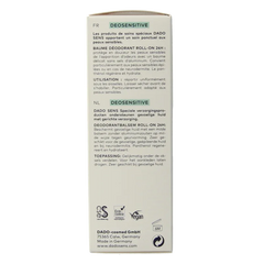 Dado Sens Deosensitive deodorant balm bio 50 Milliliter