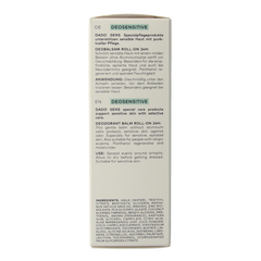 Dado Sens Deosensitive deodorant balm bio 50.00 Milliliter