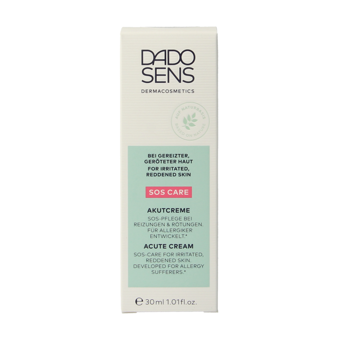 Dado Sens SOS care acute cream bio 30.00 Milliliter