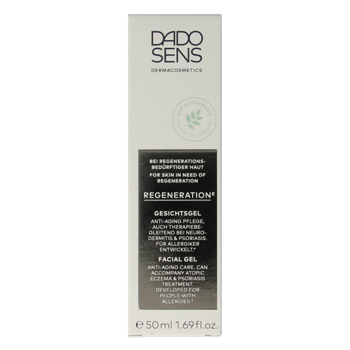 Dado Sens Regeneration E facial gel bio 15.00 Milliliter