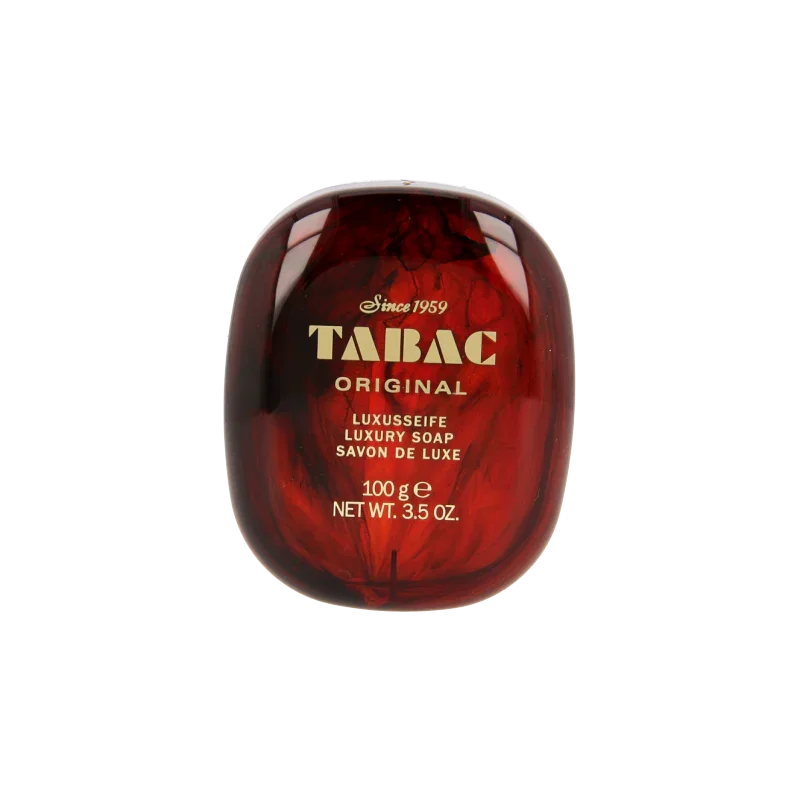 Tabac Original badzeep in plastic doosje 100 Gram