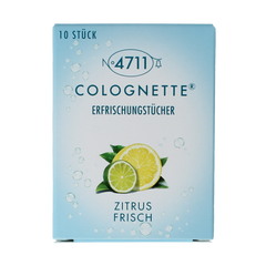 4711 Colognettes tissues lemon 10.00 Stuks