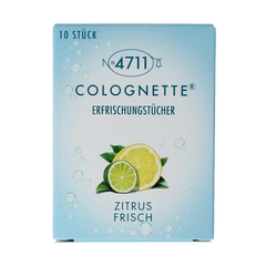 4711 Colognettes tissues lemon 10.00 Stuks