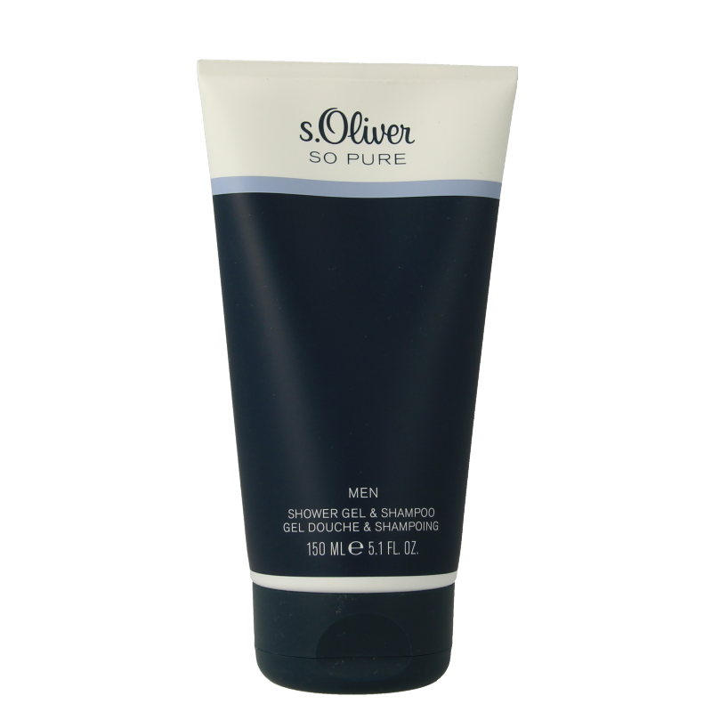 S Oliver So pure men showergel & shampoo 150.00 Milliliter