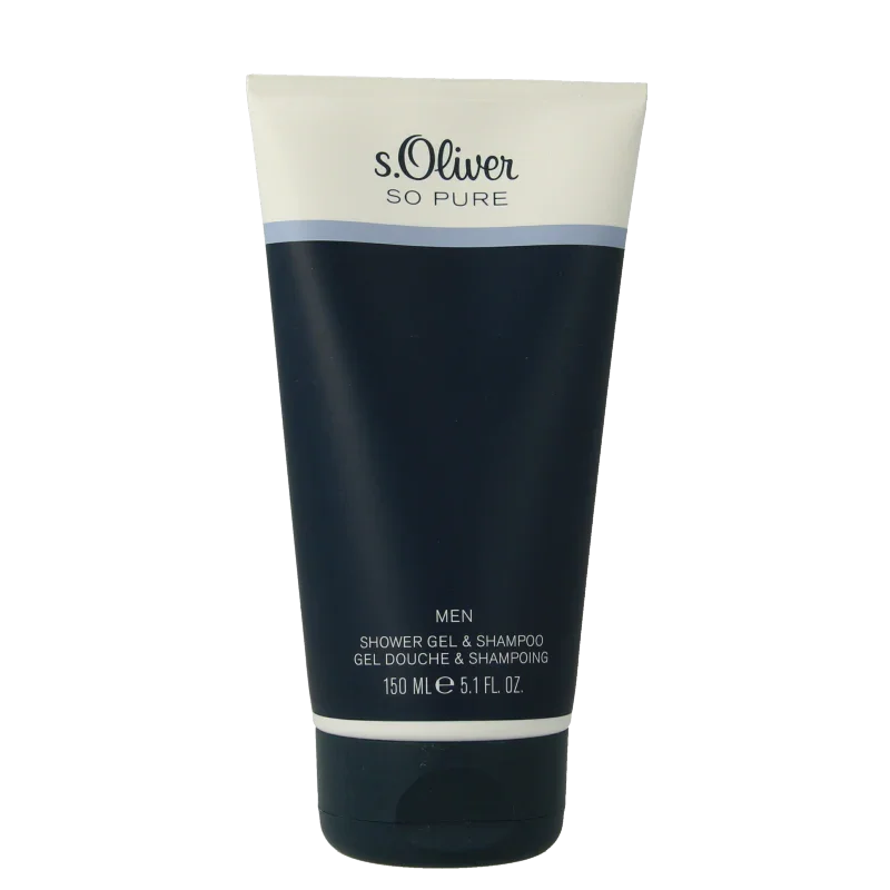 S Oliver So pure men showergel & shampoo 150 Milliliter
