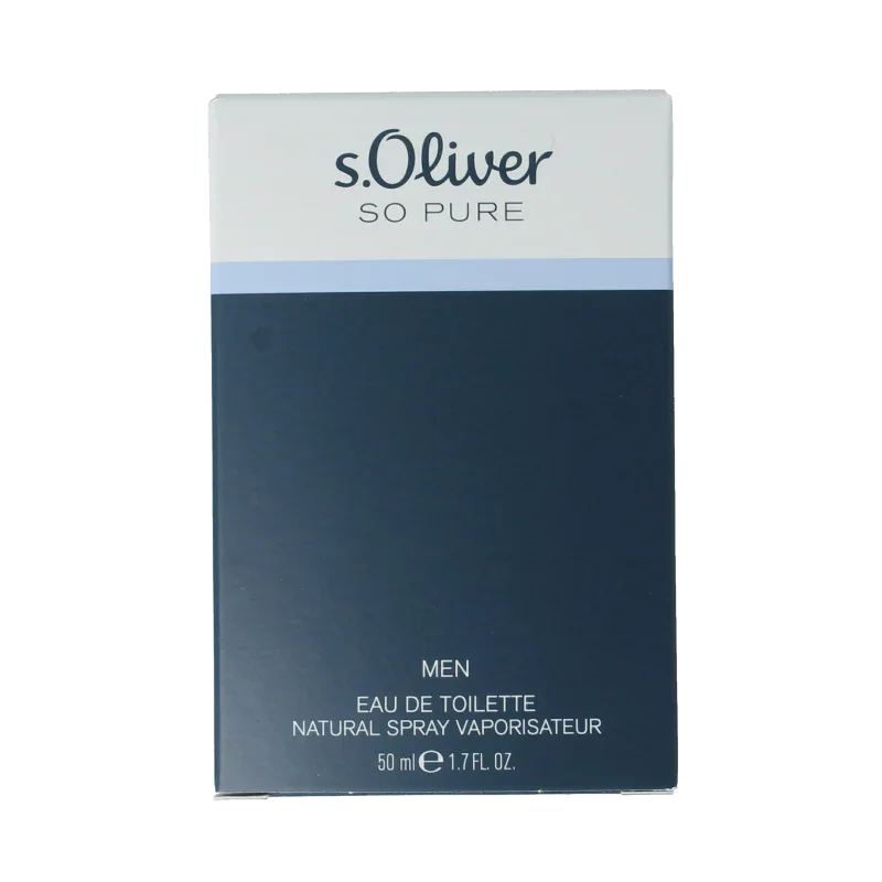 S Oliver So pure men eau de toilette 50 Milliliter