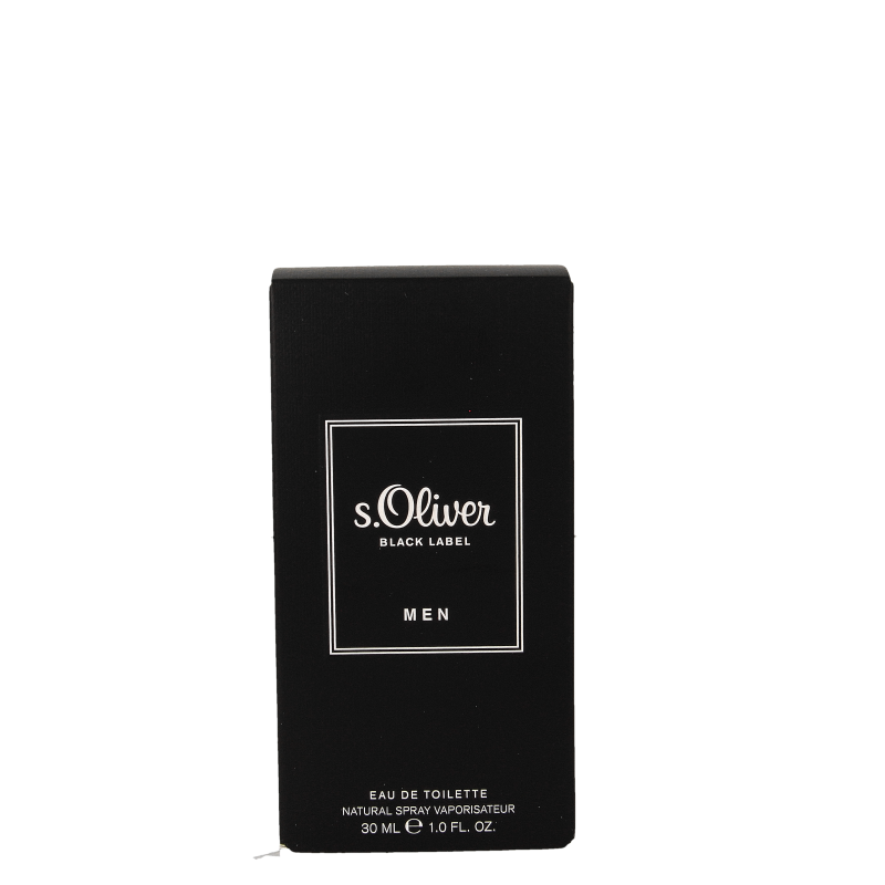 S Oliver For him black label eau de toilette 30 Milliliter