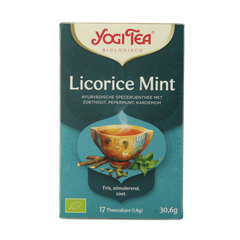 Yogi Tea Licorice mint bio 17.00 Zakjes