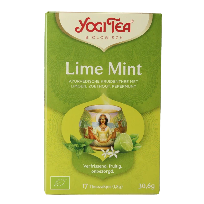 Yogi Tea Lime mint bio 17 Zakjes