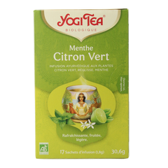 Yogi Tea Lime mint bio 17 Zakjes