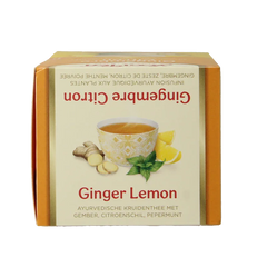 Yogi Tea Ginger lemon munt bio 17 Zakjes