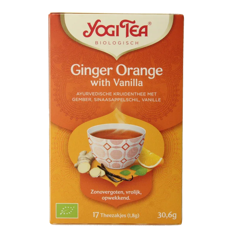 Yogi Tea Ginger orange vanilla bio 17 Zakjes