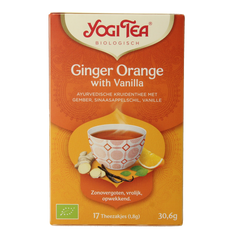 Yogi Tea Ginger orange vanilla bio 17.00 Zakjes