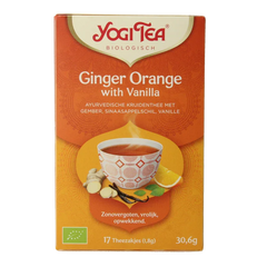 Yogi Tea Ginger orange vanilla bio 17 Zakjes