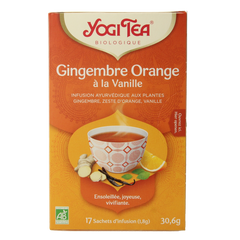 Yogi Tea Ginger orange vanilla bio 17.00 Zakjes