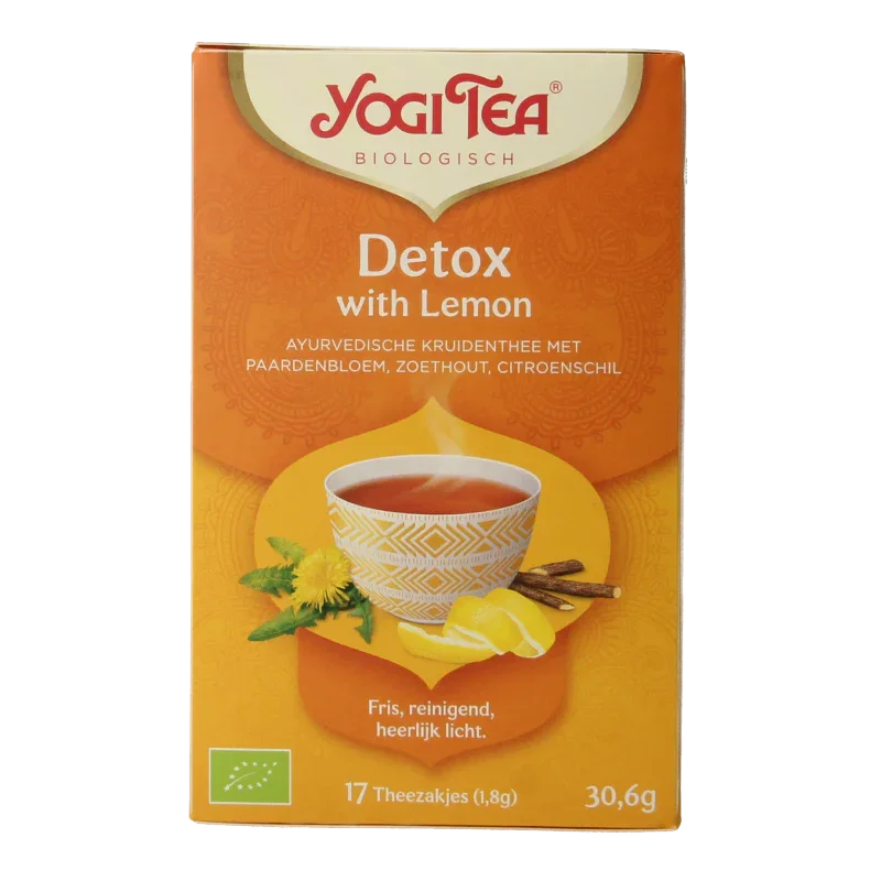 Yogi Tea Detox with lemon bio 17 Zakjes