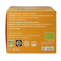 Yogi Tea Detox with lemon bio 17 Zakjes