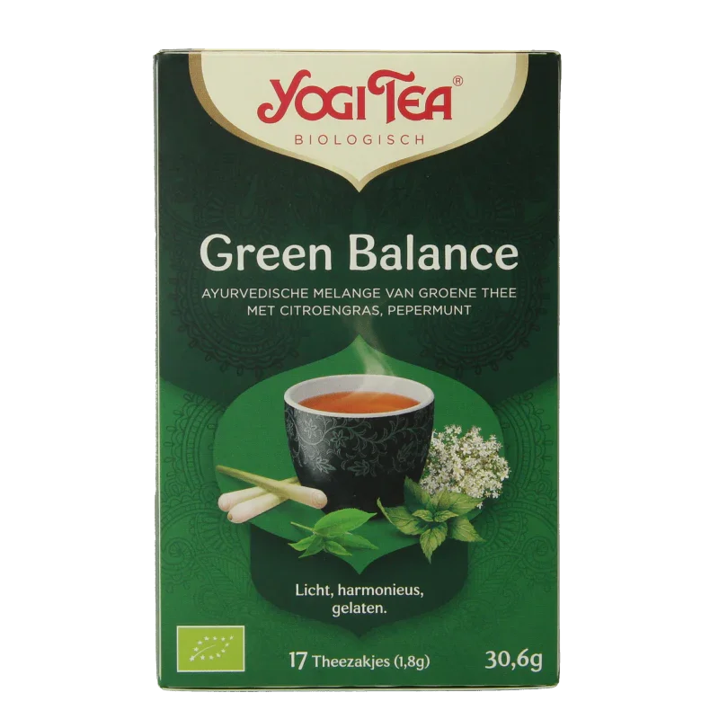 Yogi Tea Green balance bio 17 Zakjes