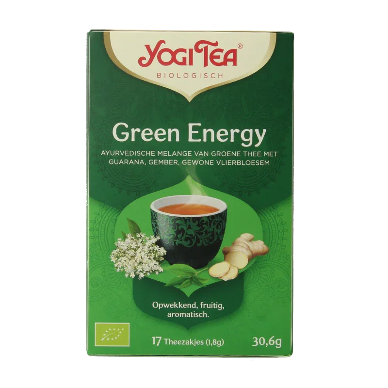 Yogi Tea Green energy bio 17 Zakjes