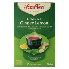 Yogi Tea Green tea ginger lemon bio 17 Zakjes