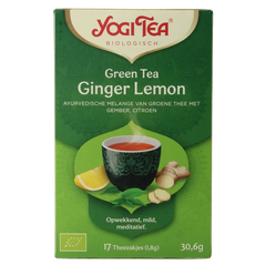 Yogi Tea Green tea ginger lemon bio 17 Zakjes