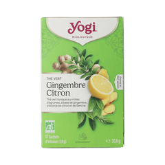 Yogi Tea Green tea ginger lemon bio 17.00 Zakjes