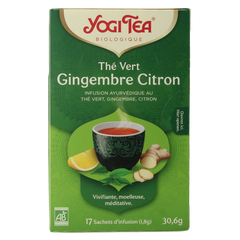 Yogi Tea Green tea ginger lemon bio 17 Zakjes