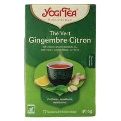 Yogi Tea Green tea ginger lemon bio 17.00 Zakjes