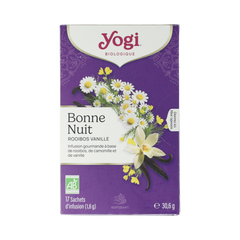 Yogi Tea Bedtime rooibos vanille bio 17.00 Zakjes