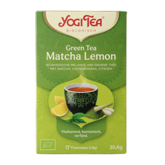 Yogi Tea Green tea matcha lemon bio 17.00 Zakjes
