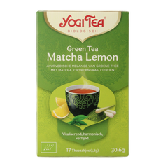 Yogi Tea Green tea matcha lemon bio 17 Zakjes