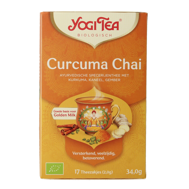 Yogi Tea Curcuma / turmeric chai tea bio 17 Zakjes